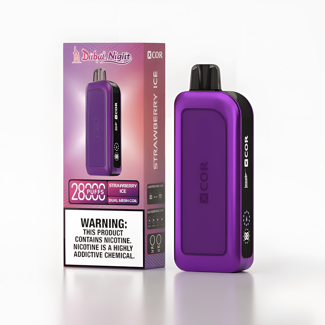 XCOR DUBAI NIGHT 28000 PUFFS - obrazek 4
