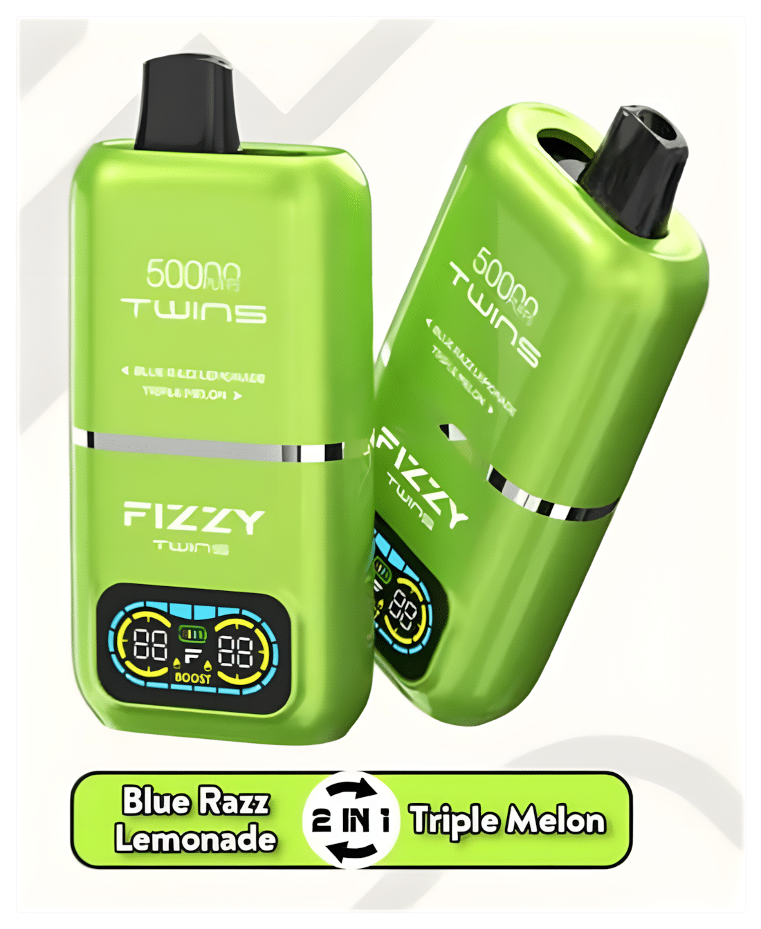 FIZZY TWINS 50000 DWUSMAKOWE,50000 Puffs