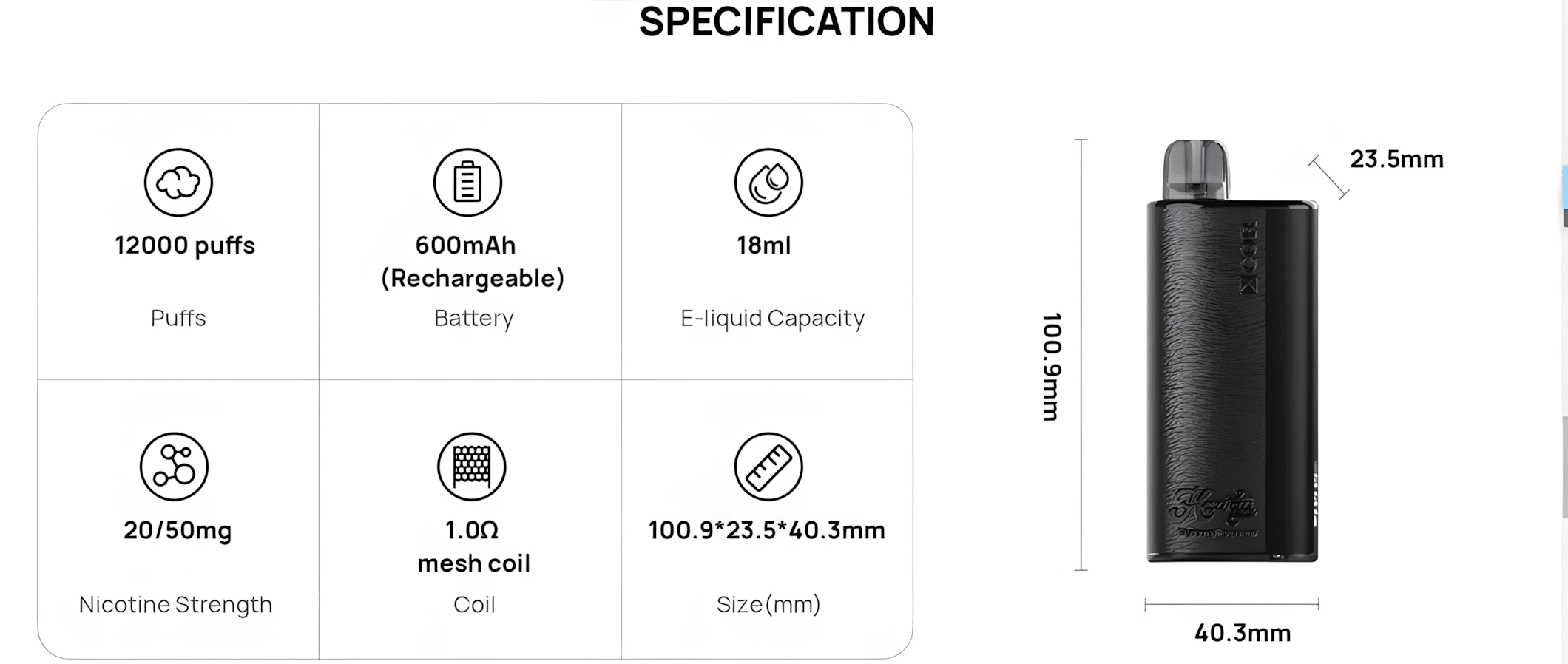 Xcor 1200 Puffs3