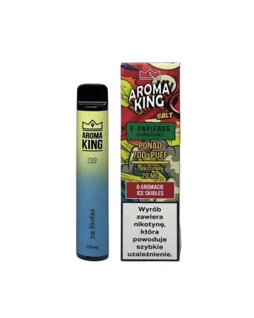 Aroma King salt e-cigarette with packaging.