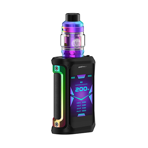 Colorful vape device with digital display