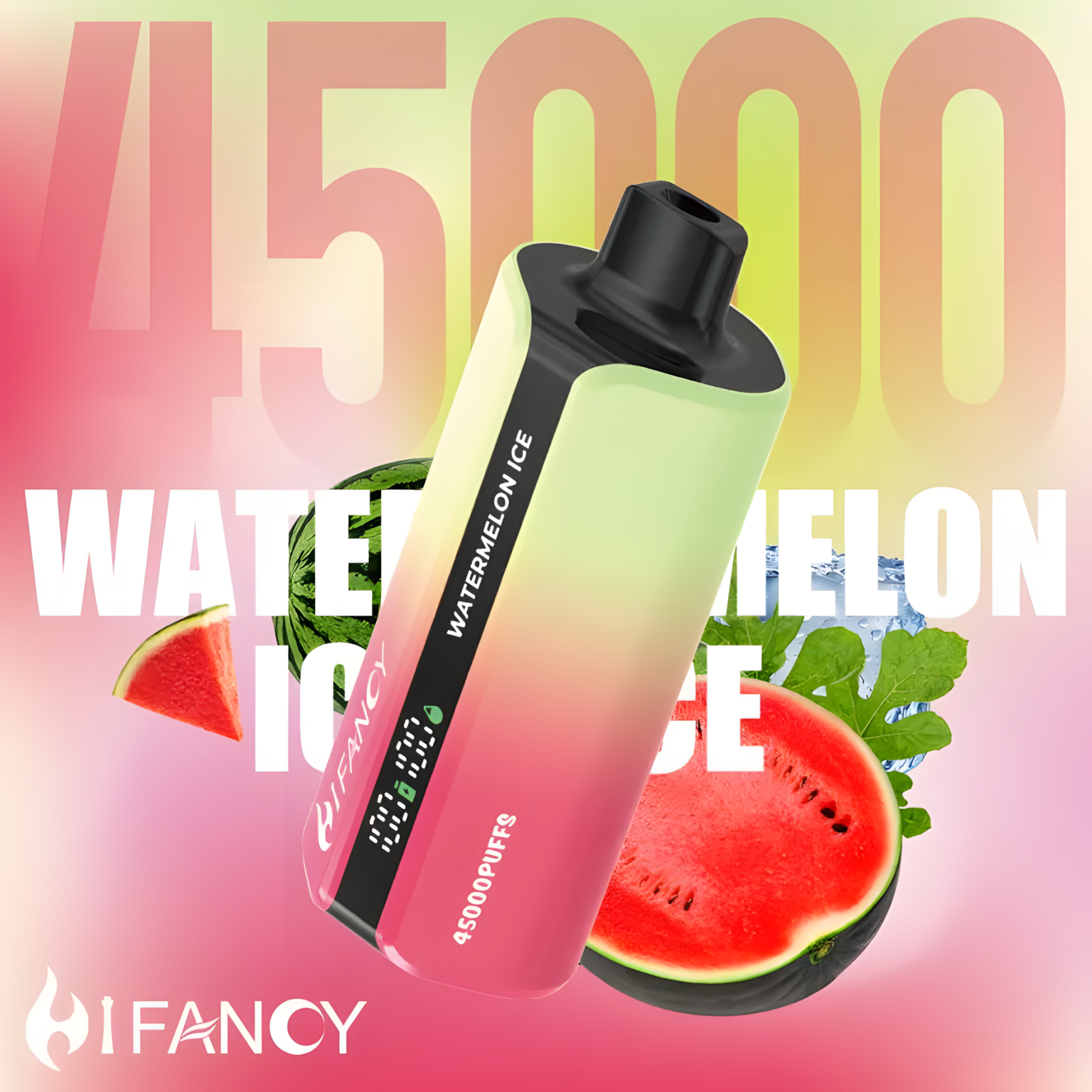 Watermelon Ice vape with 45000 puffs capacity
