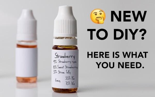 DIY strawberry flavoring bottles for e-liquids