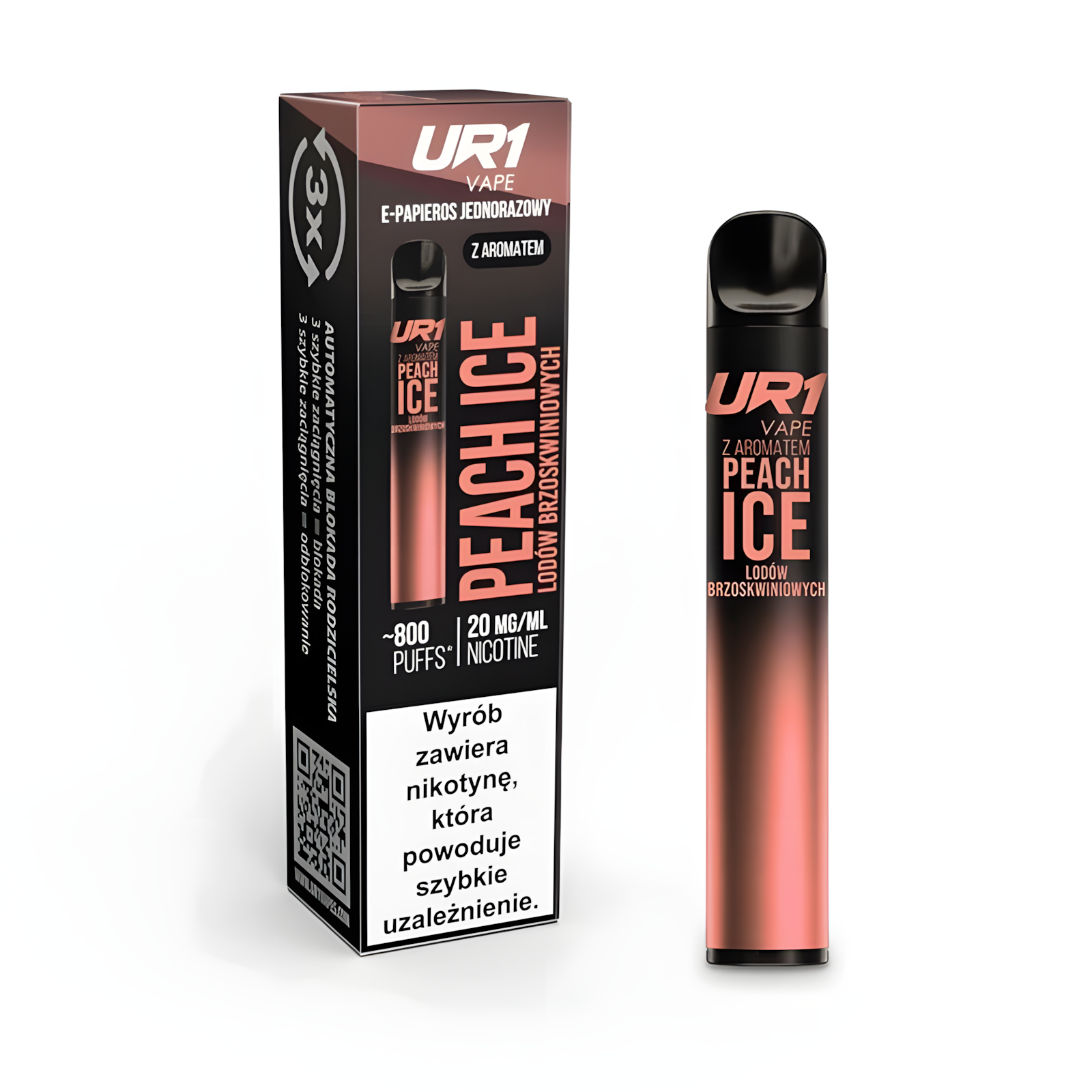 Ur1 Vape 800 puffs - obrazek 2
