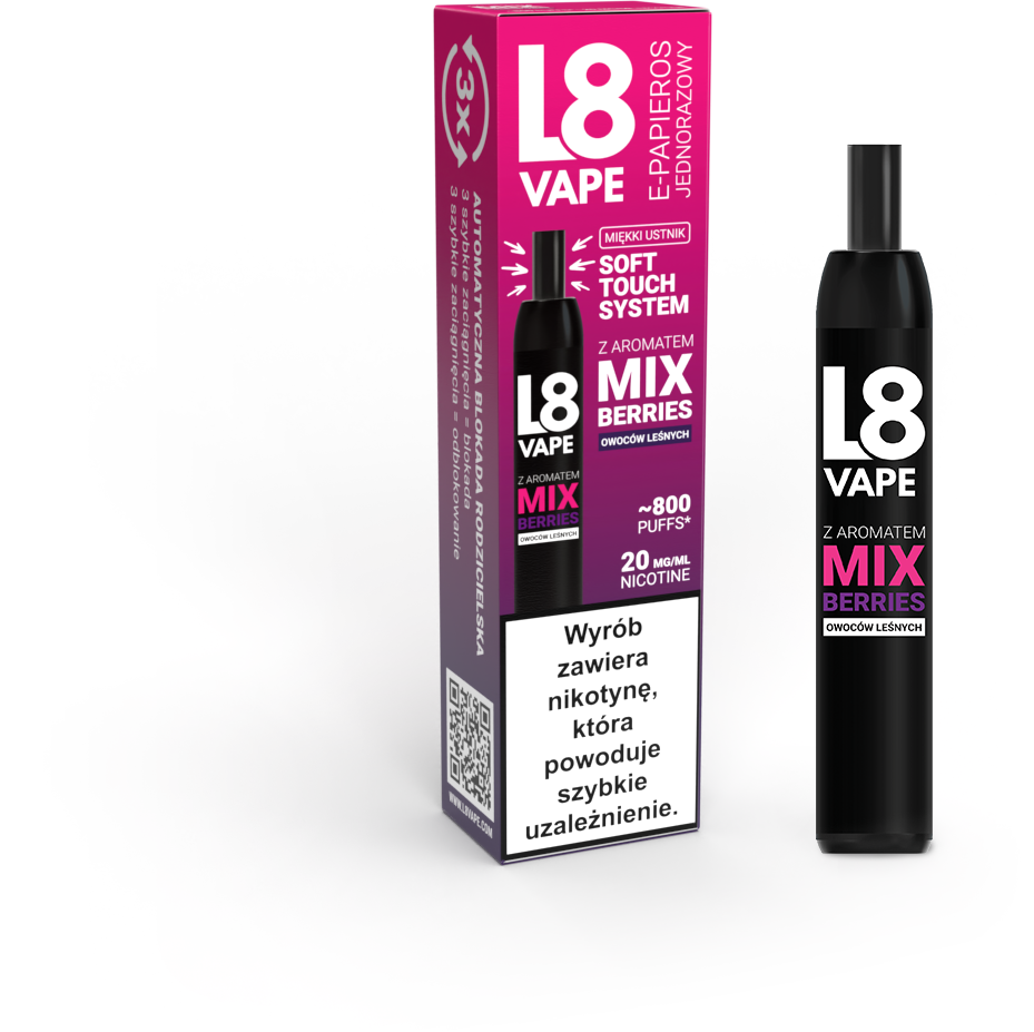 L8 Vape 800 Puffs - obrazek 2
