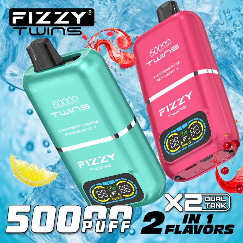 Fizzy Twins 50k smaki,najlepsze smaki Fizzy Twins,recenzja Fizzy Twins,Fizzy Twins hity i kity,smaki jednorazówek