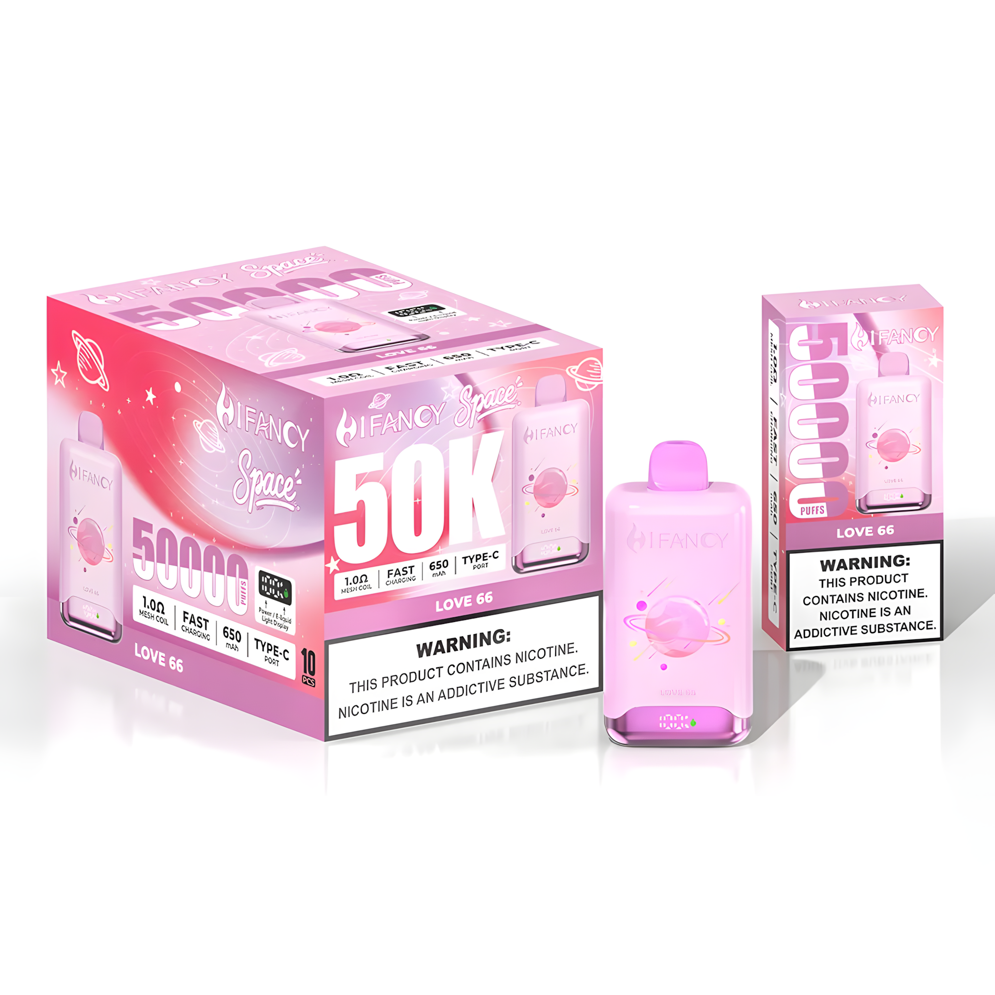 Wyświetlacz LED e-papierosa HIFANCY SPACE 50000 PUFFS