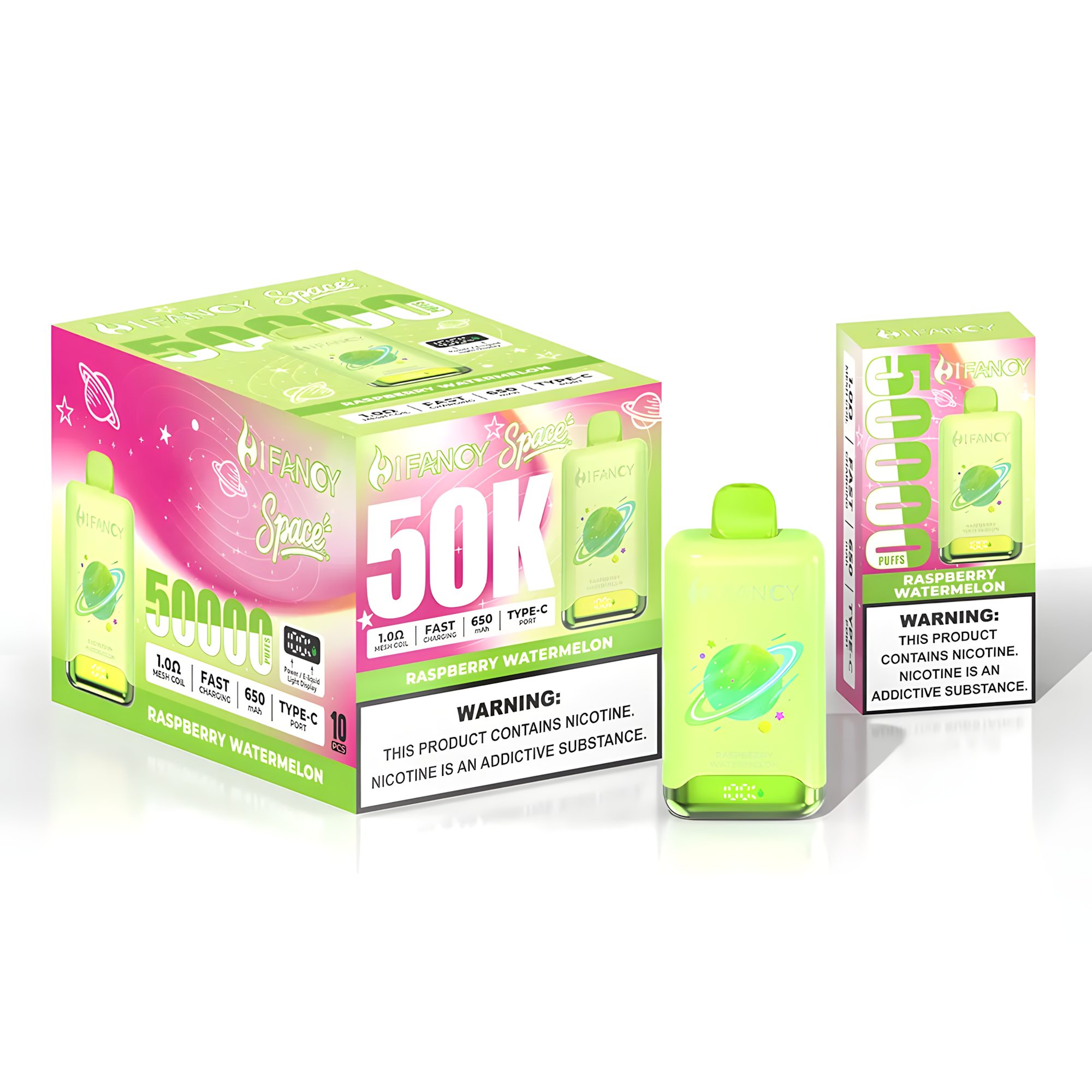 Ustnik i otwór HIFANCY SPACE 50000 PUFFS