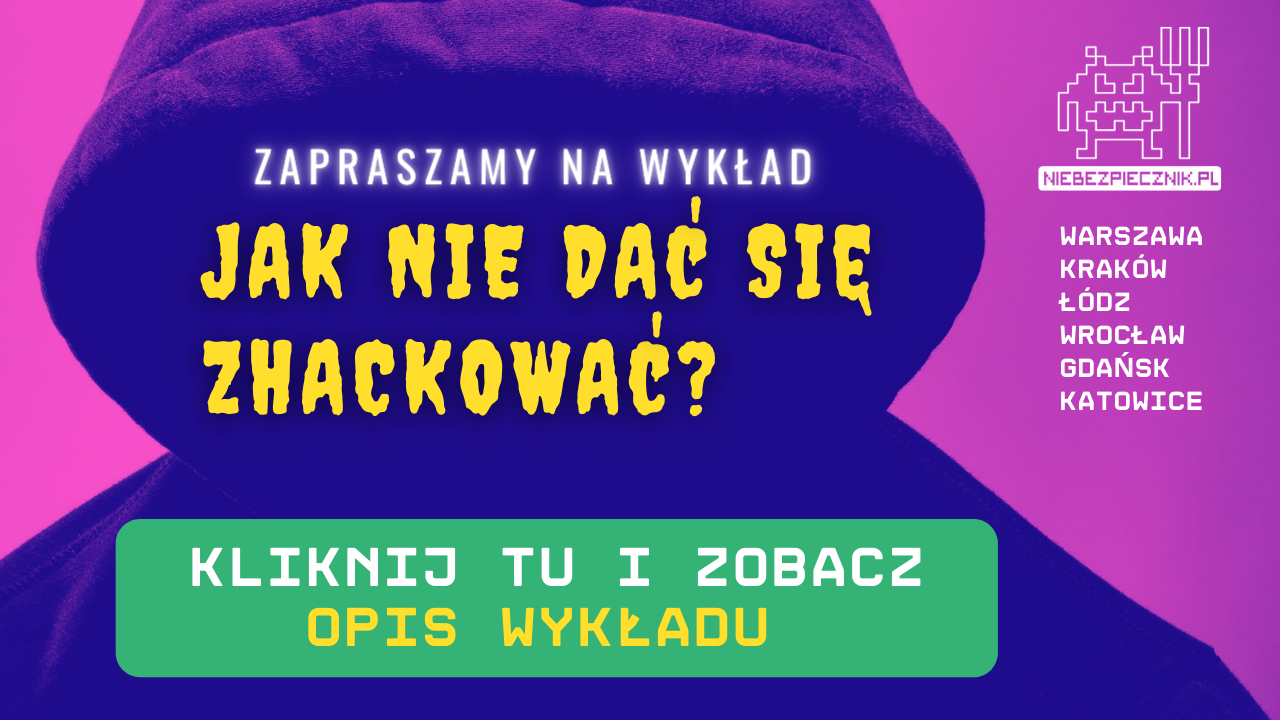 Logotypy Allegro, OLX i Facebook Marketplace otoczone symbolami ostrzeżenia, takimi jak czaszka i piszczele, czerwony wykrzyknik i taśma ostrzegawcza.
