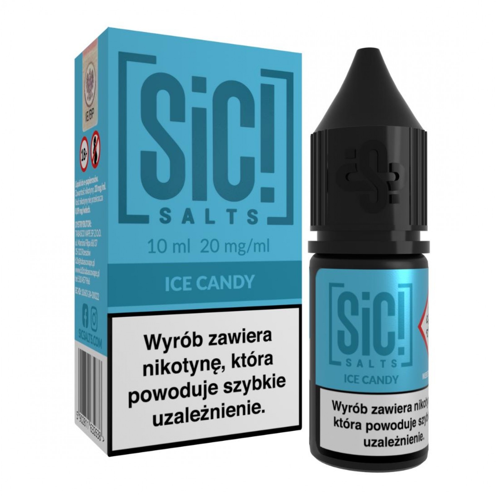 Kawałki świeżego, czerwonego arbuza z kostkami lodu, obok których unosi się delikatny dym, z subtelnym akcentem urządzenia vape, podkreślające orzeźwiający smak Watermelon Ice.