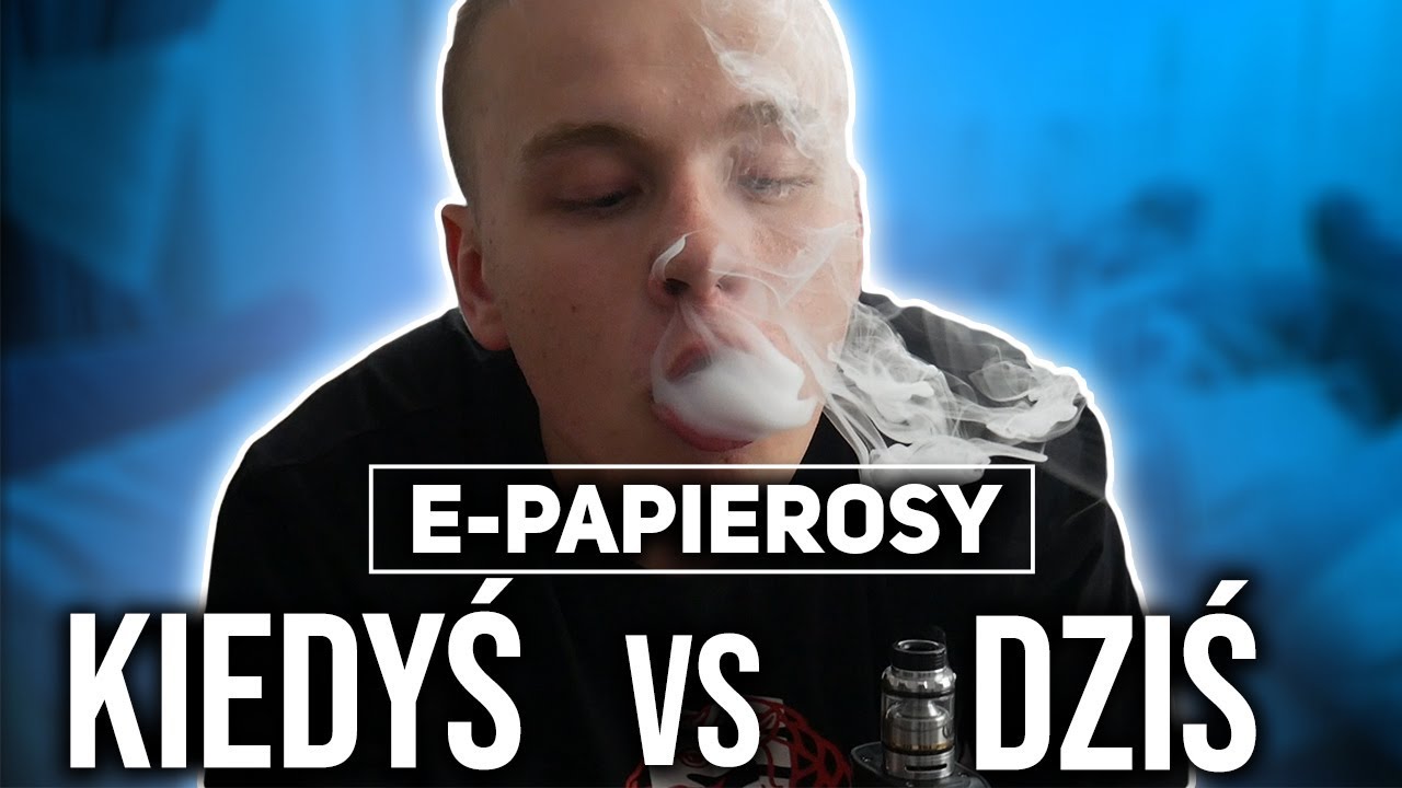 Osoba trzymająca prosty e-papieros bez ekranu z miną niepewności, symbolizująca