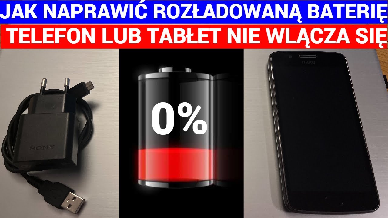 Dwuczęściowy obraz przedstawiający stary telefon komórkowy, który nagle zgasł, obok nowoczesnego smartfona ze wskaźnikiem baterii na 20%, symbolizujący postęp i kontrolę.