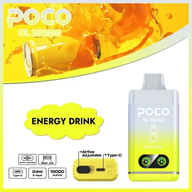 Obok siebie mały, standardowy e-papieros jednorazowy (ok. 2ml) i znacznie większy XCOR 12000 (18ml), ilustrujące różnicę w pojemności płynu.