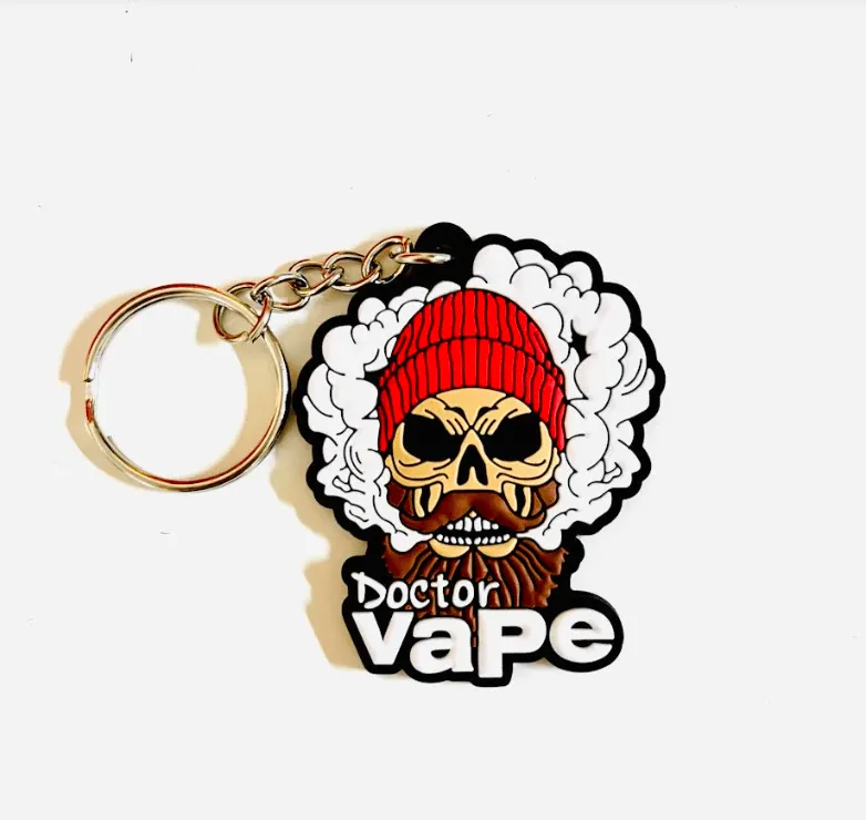 Doctor Vape znak drogowy, opinie rzeczywistość sklep vape, dylemat zakupowy online - Brelok Doctor Vape czaszka - DRV DISTRIBUTION - Hurtownia vape