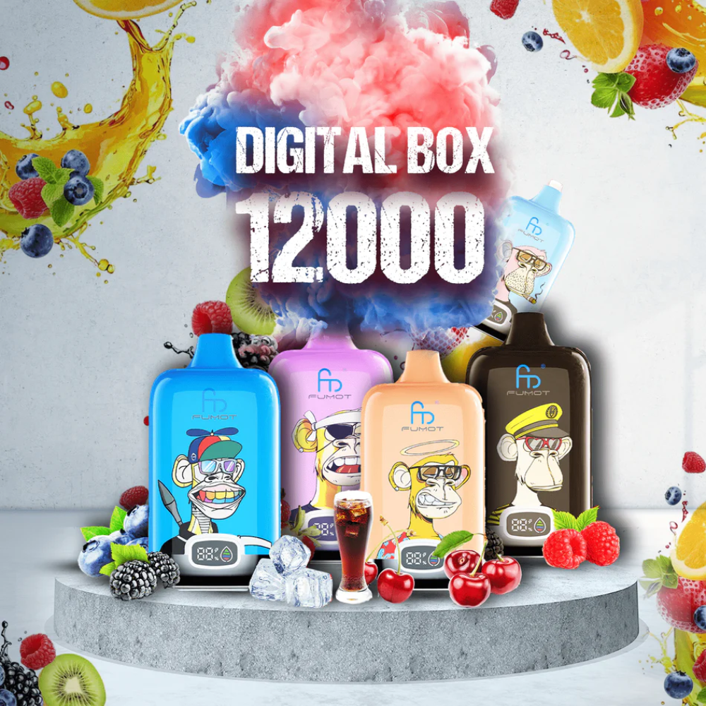 RandM Digital Box 12000 Mr Blue, vape z wyświetlaczem LED, high-tech jednorazowy e-papieros, e-papieros z ekranem baterii liquidu, gadżet vape - RandM Digital Box 12000 Puffs Hot Seller LED Display Disposable ...