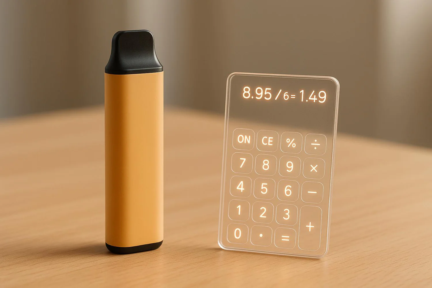 kalkulator i e-papierosy Hifancy, analiza finansowa zakupu vape, oszczędności pieniężne na vape - Disposable Vape Cost Per Use Calculator | Fresh Farms E-Liquid ...