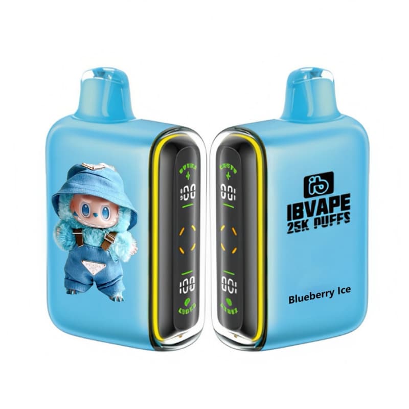 deserowy smak vape, kremowy szejk jagodowy e-papieros, słodkie wapowanie, jagody z wanilią vape, e-papieros smaki dla łasuchów - Lody Jagodowe 25000 Puffów | Jednorazowy E-papierosy | Deserowy Smak