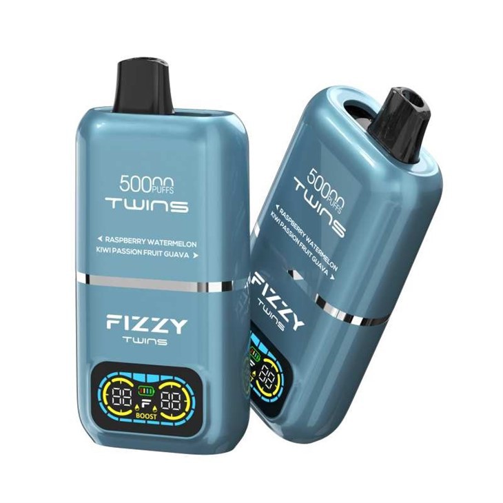 e-papieros z przełącznikiem smaków, Fizzy Twins dual flavor switch, innowacyjny system smaków vape, przełącznik smaku na e-papierosie - Dostosowane Chiny Fizzy Twins 50000 Puffs Dual Flavours Producenci ...