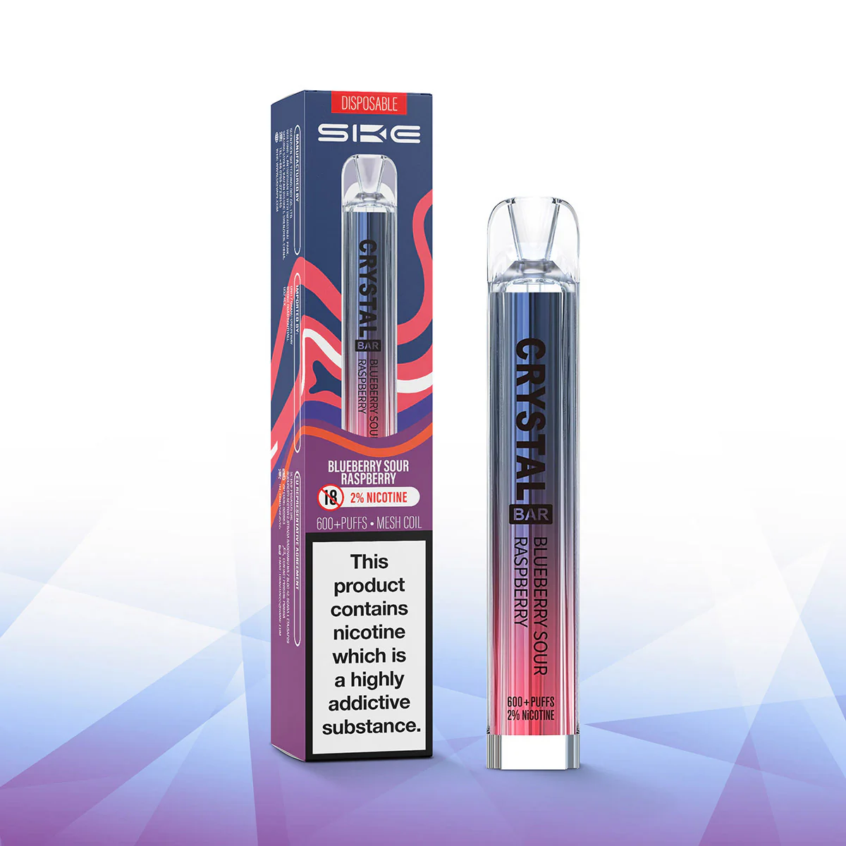 Crystal Bar zgubiony kanapa, e-papieros w torebce chaos, mały vape zgubiony - SKE Crystal Bar | Kup e-papierosy na Pouches.eu
