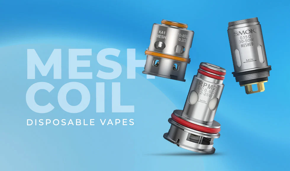 Technologia Mesh Coil e-papieros, zaawansowane grzałki vape, soczysty smak e-liquidu, brak smaku spalenizny - Mesh Coil Disposable Vapes: Better Flavor and Performance