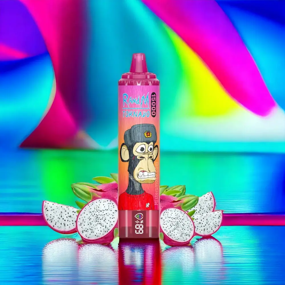 e-papieros smak smoczy owoc, vape dragon fruit aromat, egzotyczny owoc elektroniczny papieros - RandM 15000 Smoczy owoc | Kup tanio | Tornado Fumot RandM – vapemvp