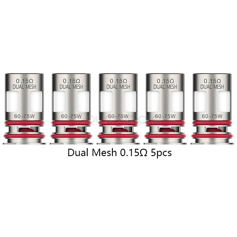 Dual Mesh coil close up, dwie grzałki siateczkowe vape, technologia podwójnej siatki e-papieros, wnętrze vape Dual Mesh - Vaporesso GTX Dual Mesh Coil 5pcs