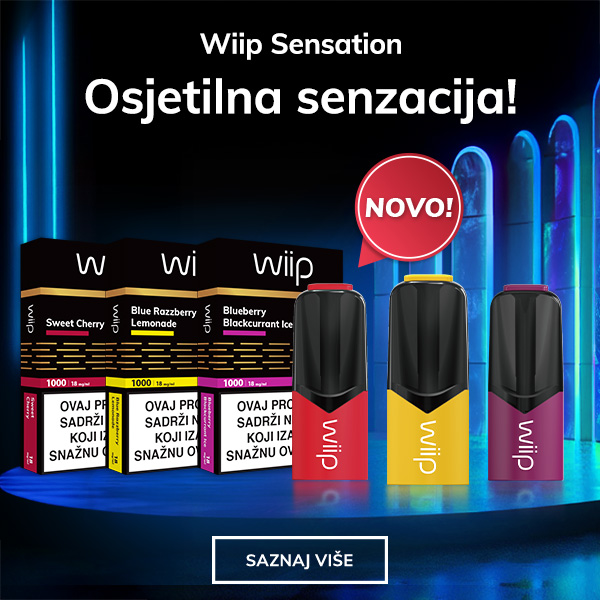 Wiip e-papieros Chorwacja reklama, lokalny pod system Chorwacja - Vape Shop | Električne cigarete | Wiip uredjaji | E-tekućine