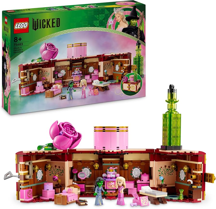 klocki Lego koncepcja modułowego e-papierosa, vape rozkładany, bateria liquid grzałka oddzielnie, hybrydowy e-papieros - LEGO Wicked Akademik Glindy i Elphaby, Kreatywna Zabawka dla ...