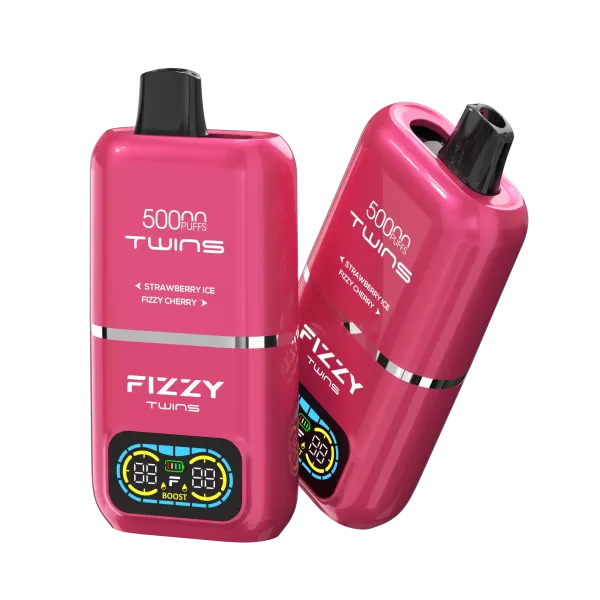 Fizzy Twins Dual Flavor, e-papieros dwa smaki, przełącznik smaków vape, innowacyjny system smaków - Fizzy Twins 50000 Puffs Dual Tank Double Flavor 12 Colors 2% 5 ...