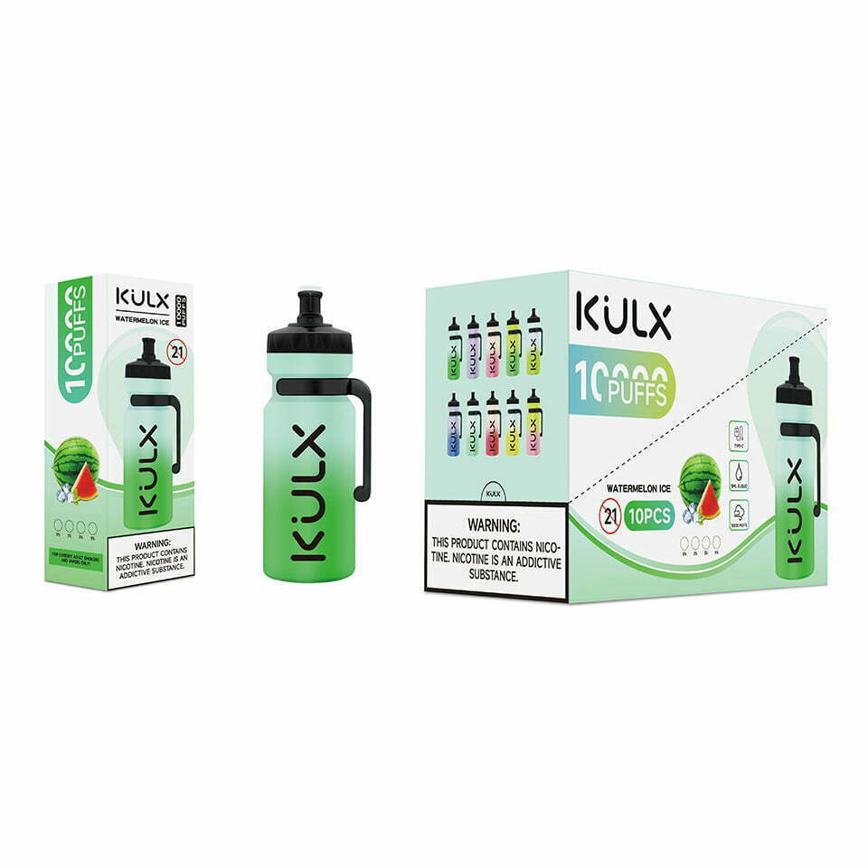 pułapka celna wygląd handlowy vape, zafoliowane jednorazówki w zgrzewkach, kontrola celna hurtownik - Kulx 10000 Puffs Jednorazowa sprzedaż hurtowa Vape