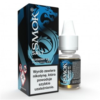 e-papieros na mrozie, zmarznięty liquid vape, zagęszczony płyn e-papierosa, zimowy samochód vape - Liquid SMOK Salt 10ml Grape Ice 20mg - strefajednorazowek.pl