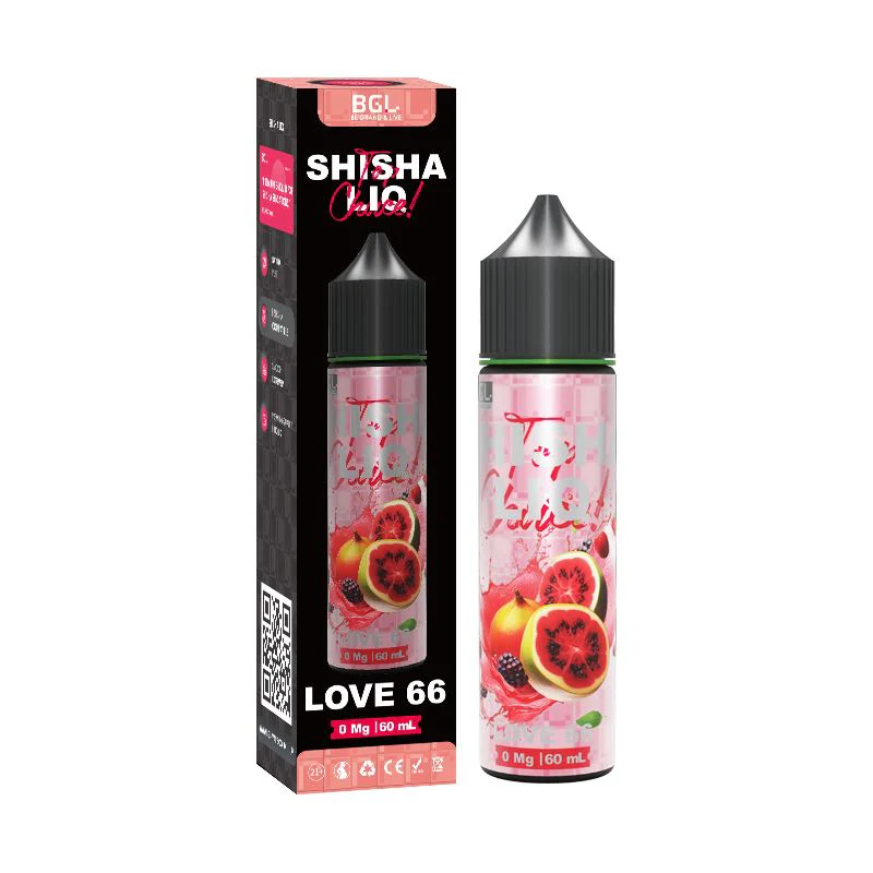 Love 66 vape, Hifancy 45k Love 66, shisha smak melon arbuz mięta, egzotyczny e-liquid, tajemniczy ogród smaków - Love 66 60ml (0mg) E-liquid by BGL VAPE | BGL Vapes