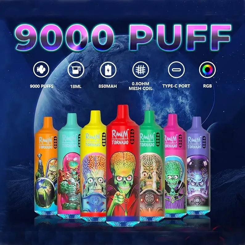 RandM Tornado przecieka, mokra plama w kieszeni, wadliwy e-papieros, problem z liquidem - RandM Tornado 9000 Puffs 0% 2% 3% 5% Nicotine Disposable Vape ...