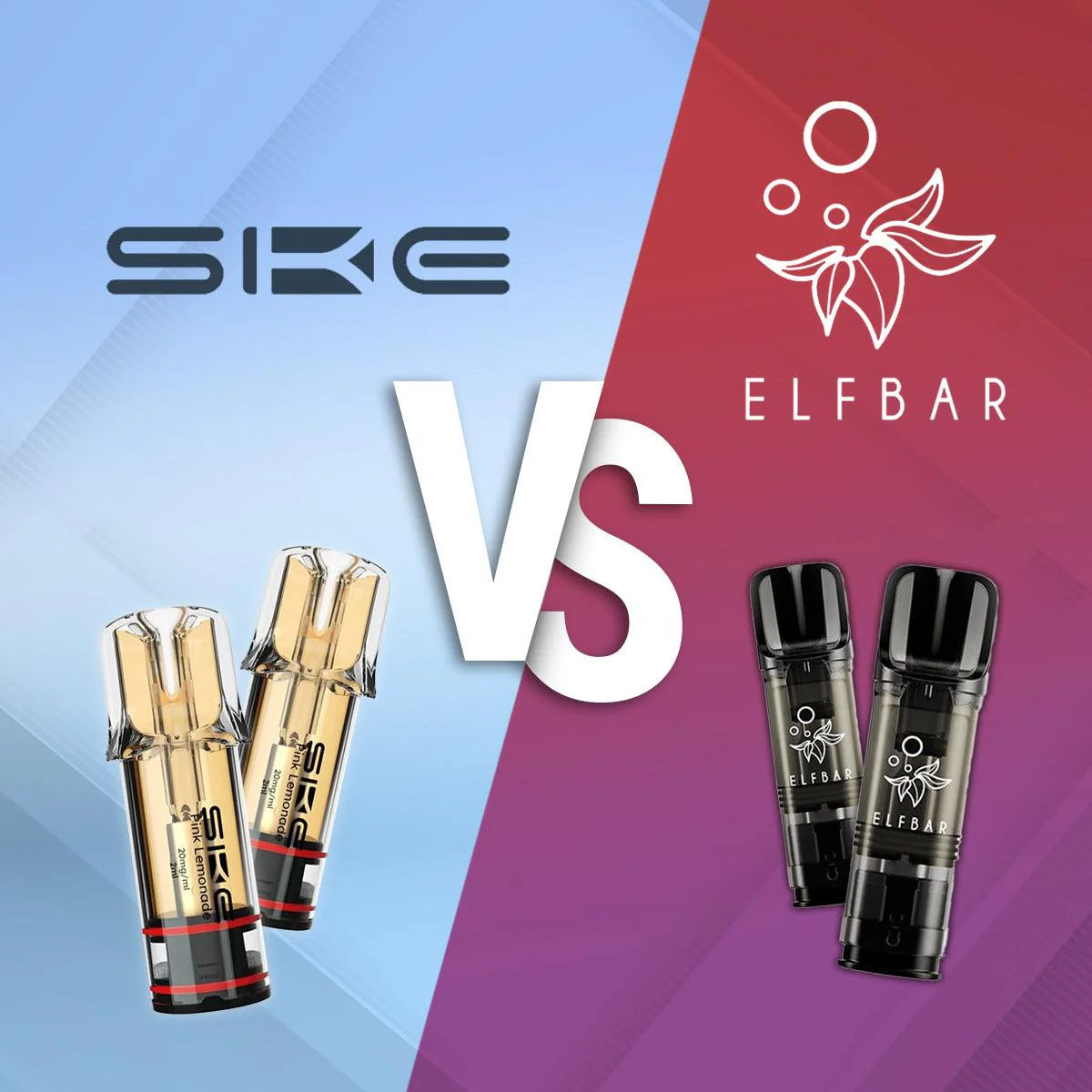 SKE Crystal Plus Elf Bar Elfa porównanie e-papierosów, pod systemy vape, starcie tytanów e-papierosów - SKE Crystal Plus Vs Elf Bar Elfa PRO Pod Kits | Who Wins?