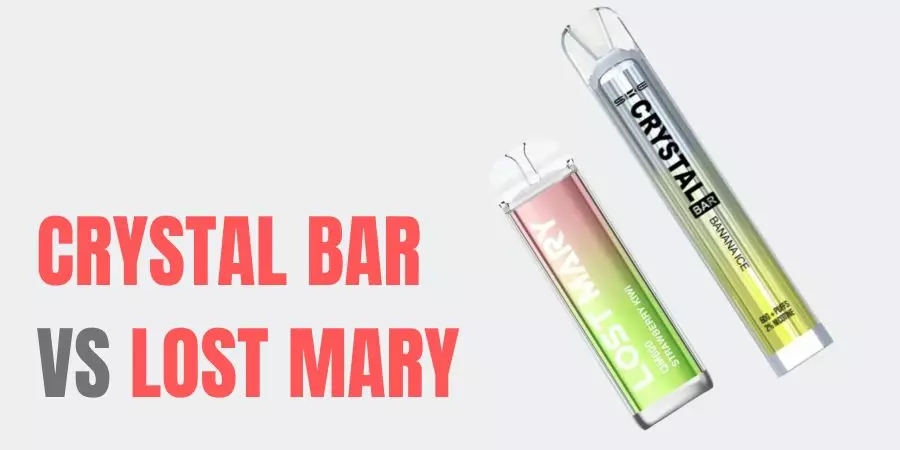 Crystal Bar vs Lost Mary BM600 porównanie, jednorazowe e-papierosy bitwa - Crystal Vape Bar vs. Lost Mary QM600: Which is better?