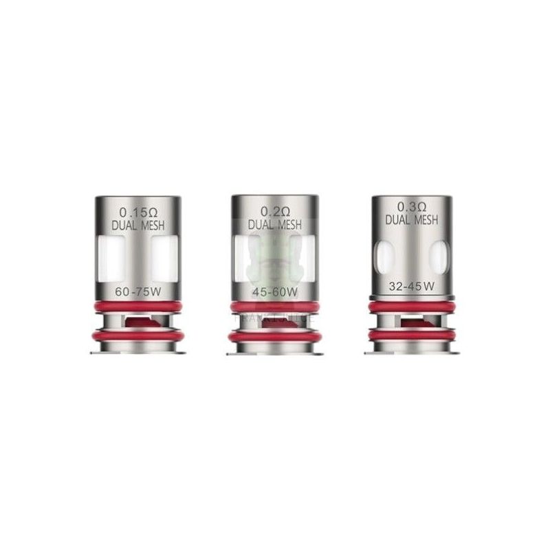 QUAQ Mesh Dual Mesh porównanie grzałek - Grzałka GTX-4 Dual Mesh - Vaporesso Rodzaj 0.2Ω