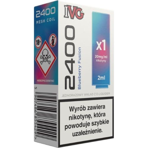 IVG 2400, prawnik projektuje vape, legalne 8ml vape, luka prawna e-papieros, pomysłowy e-papieros - Jednorazówki IVG 2400 Pod System / Jednorazówki - Born To Vape