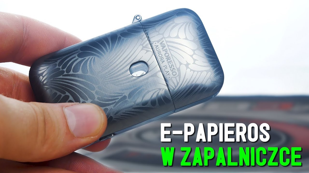 e-papieros na desce rozdzielczej, gorące wnętrze samochodu, vape w słońcu, nagrzane auto lato - E-PAPIEROS w ZAPALNICZCE - Vaporesso AURORA play | HD | ePapierosek.com
