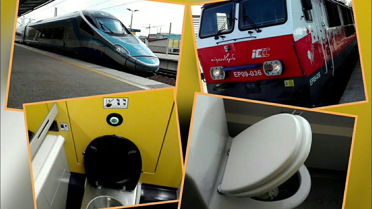 e-papieros w pociągu, Pendolino toaleta, zakaz palenia PKP, vaping train toilet - Toaleta w pociągu PKP Intercity oraz Pendolino