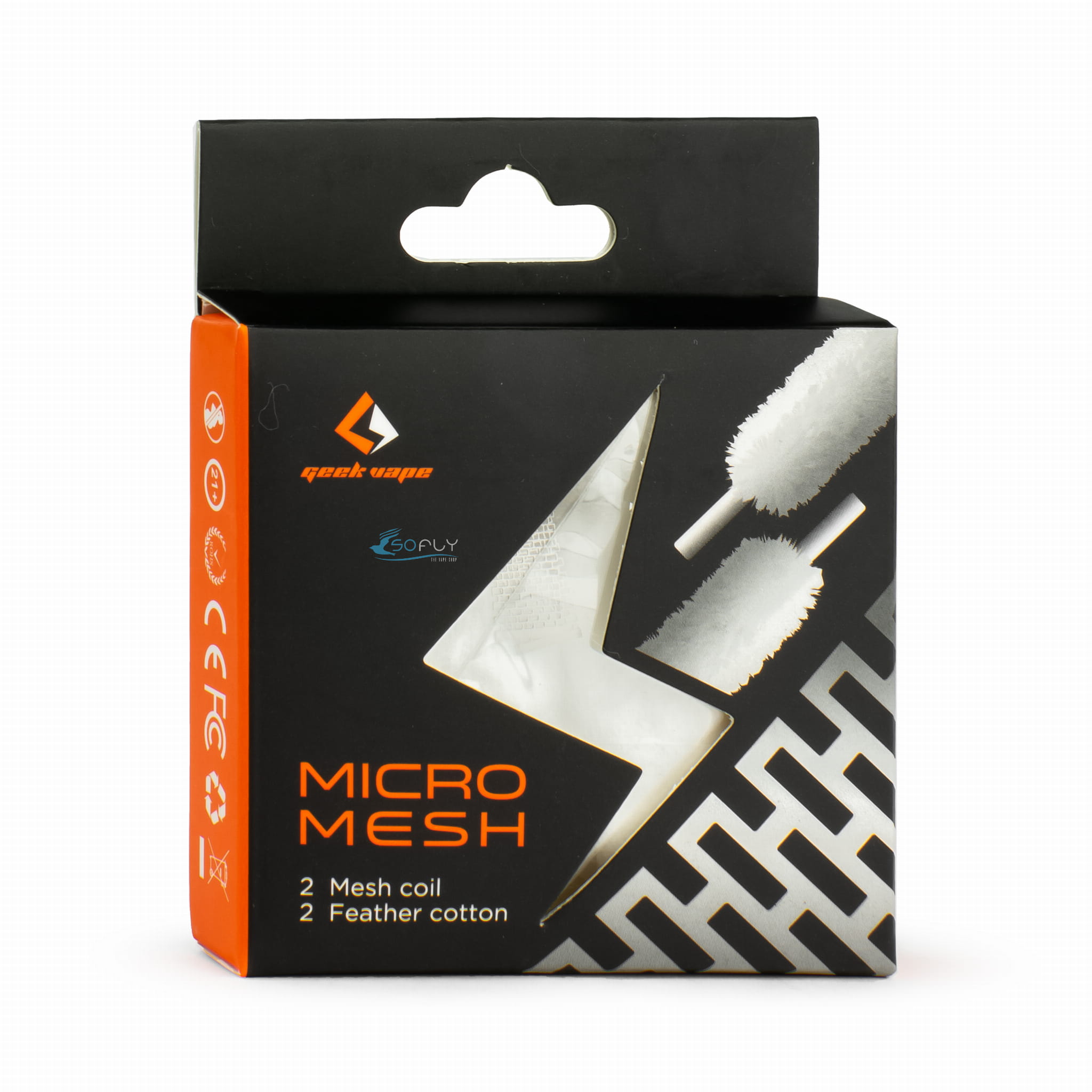 Mesh Coil budowa makro, siatka grzewcza vape zbliżenie, struktura plastra miodu grzałka, e-papieros mesh coil wnętrze - Geekvape Coils Zeus X Mesh Micromesh