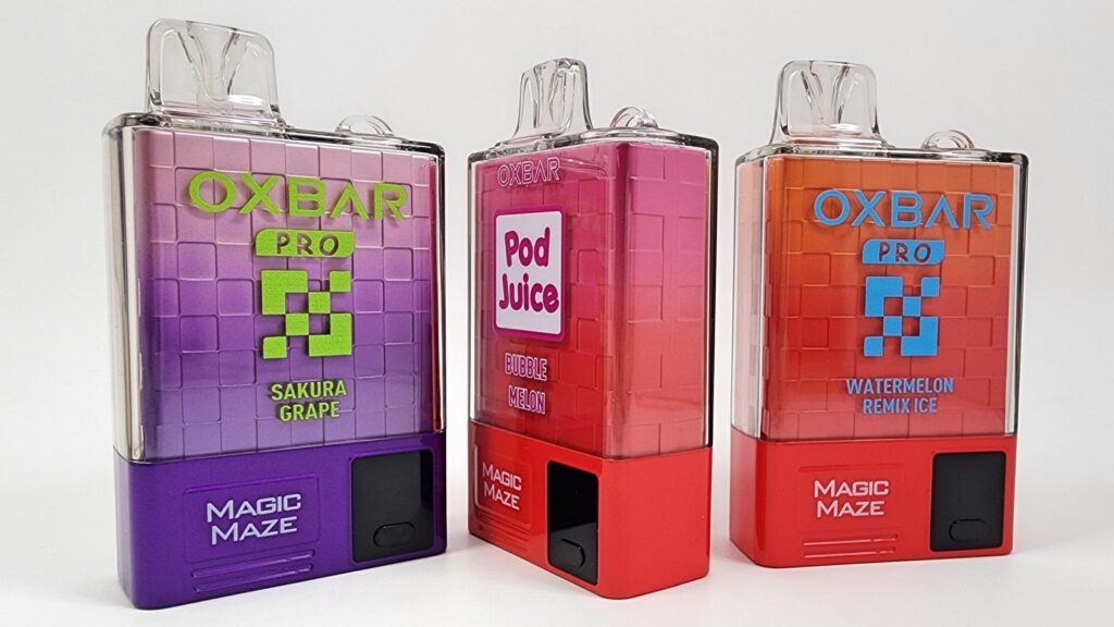 Oxbar Magic Maze Pro e-papieros, jednorazówka z regulacją mocy, futurystyczny vape z przyciskiem, recenzja Oxbar Magic Maze Pro - Oxbar Magic Maze Pro Disposable Review - VapePassion.com