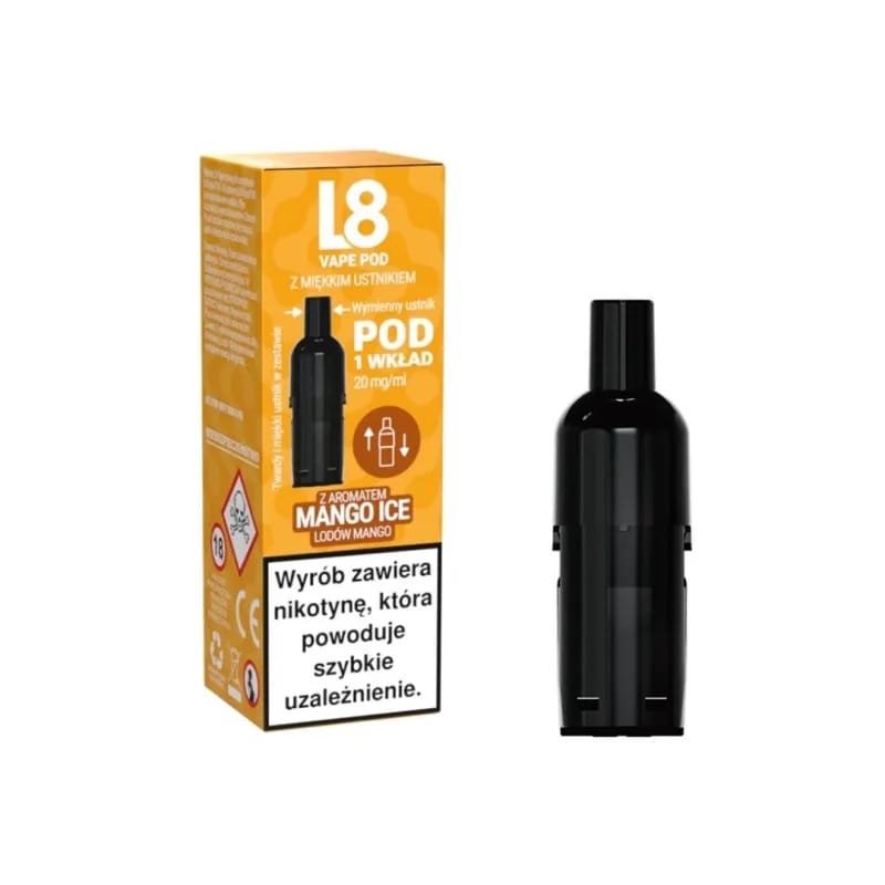 wklad l8 vape 800puff mango ic