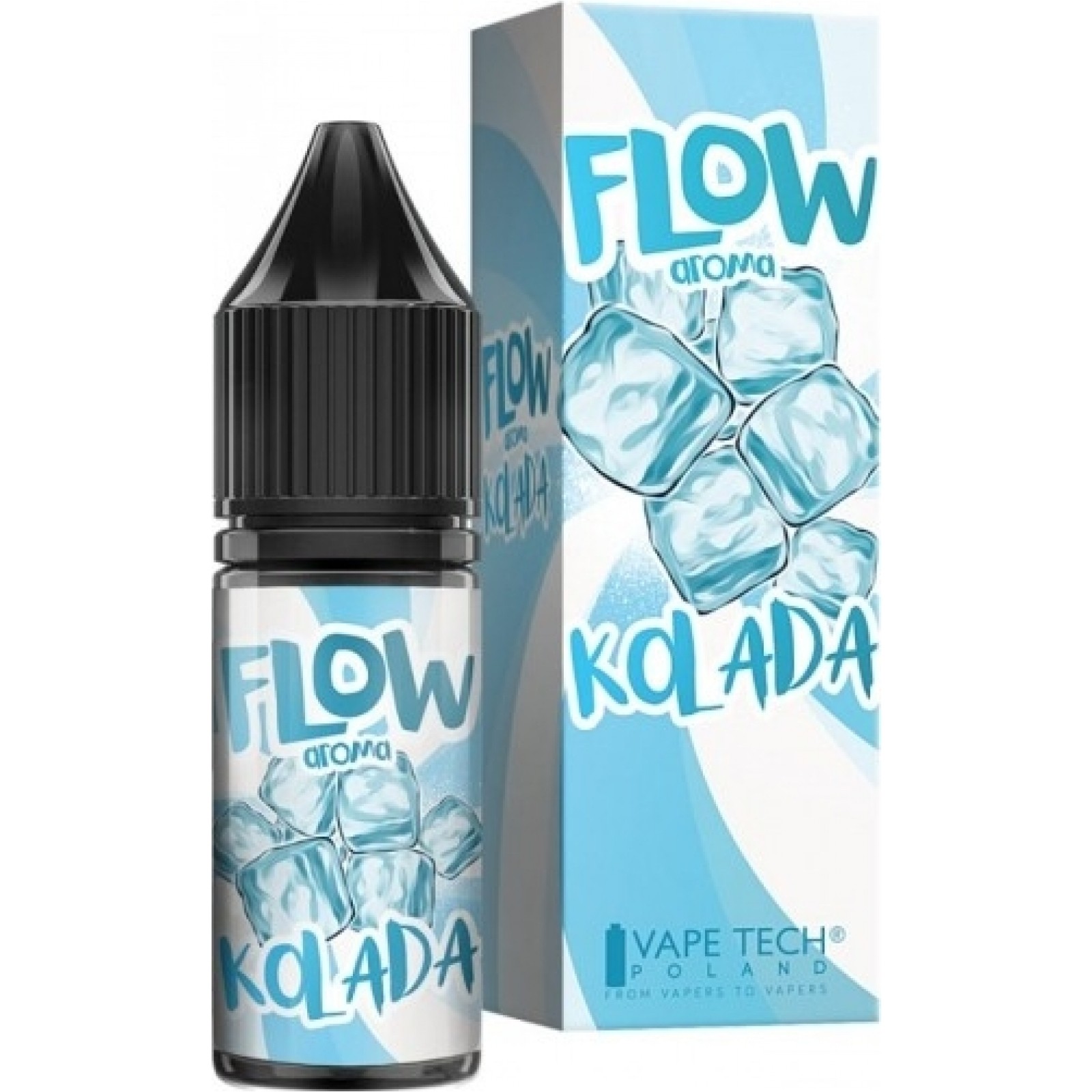e-papieros efekt musowania, technologia koolada vape, symulacja bąbelków liquid - Aromat Flow Kolada 10ml - e-papierosy.pl