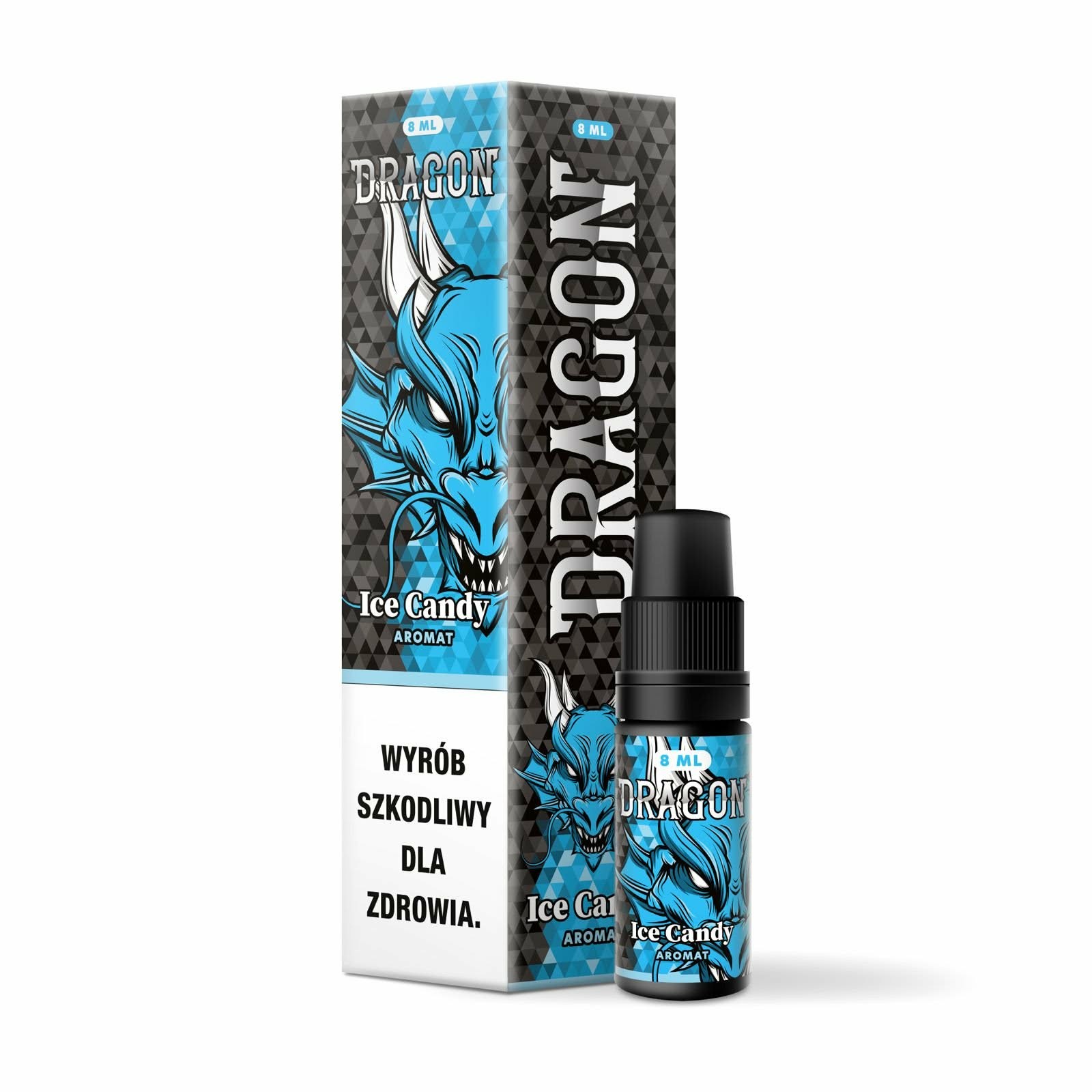 Longfill aromat do ciasta, butelka liquidu spożywczego, aromat koncentrat vape, legalny wytrych - Longfill Aromat Dragon 8/10ml Ice Candy - DRV DISTRIBUTION ...