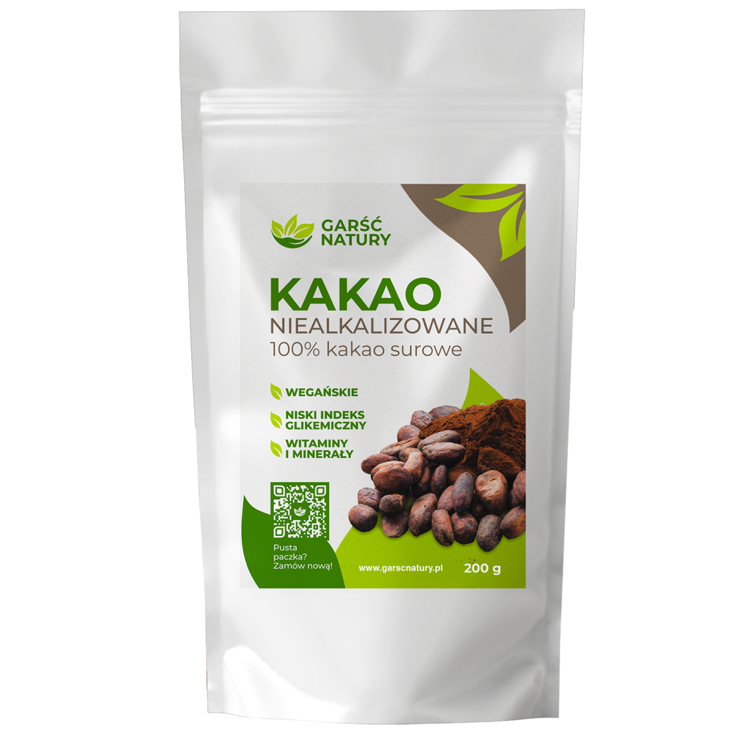 kontrast smak kakao suszone owoce vs mokry karton, podgrzewany tytoń recenzja, nieprzyjemny posmak, oczekiwania vs rzeczywistość - Kakao niealkalizowane 200g | Garść Natury