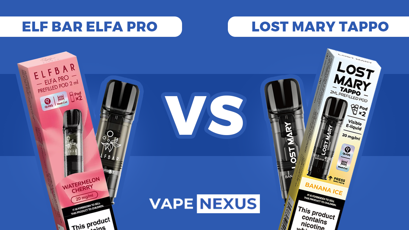Elf Bar Elfa wpięte do Lost Mary Tappo, magnetyczne złącze vape, kompatybilne pody e-papierosy, działające połączenie vape - Elf Bar ELFA PRO vs Lost Mary Tappo Pod Vape (2025)
