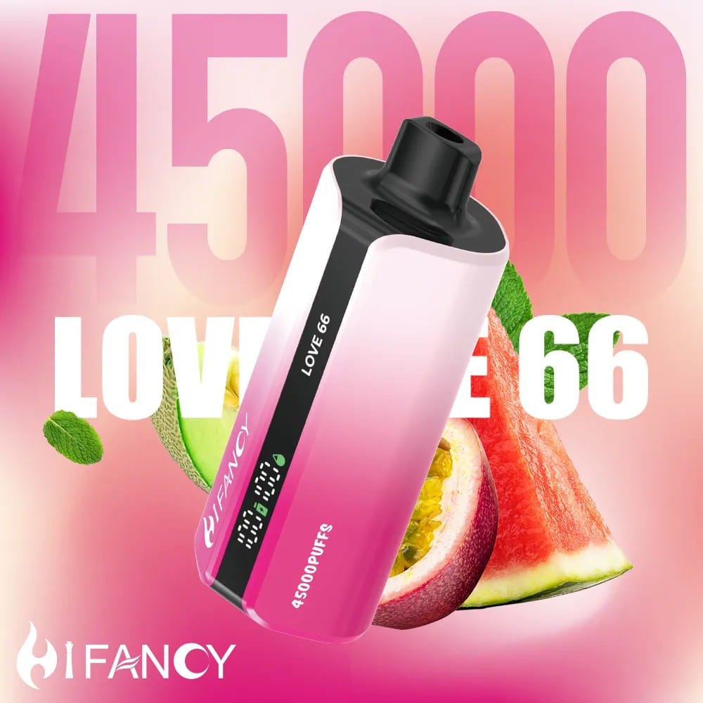 Hifancy Dream 45000 design, duży vape w kieszeni, gabaryty e-papierosa, rozmiar vape, porównanie wielkości vape - Hifancy Dream 45000 Puffs Jednorazowy Vape - VapeDream