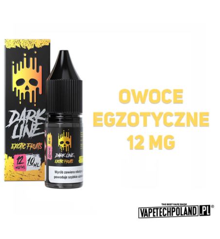 Owocowe smaki vape, eksplozja owoców, świeże owoce, e-liquid owocowy - LIQUID DARK LINE - EXOTIC FRUITS 10ML 12MG