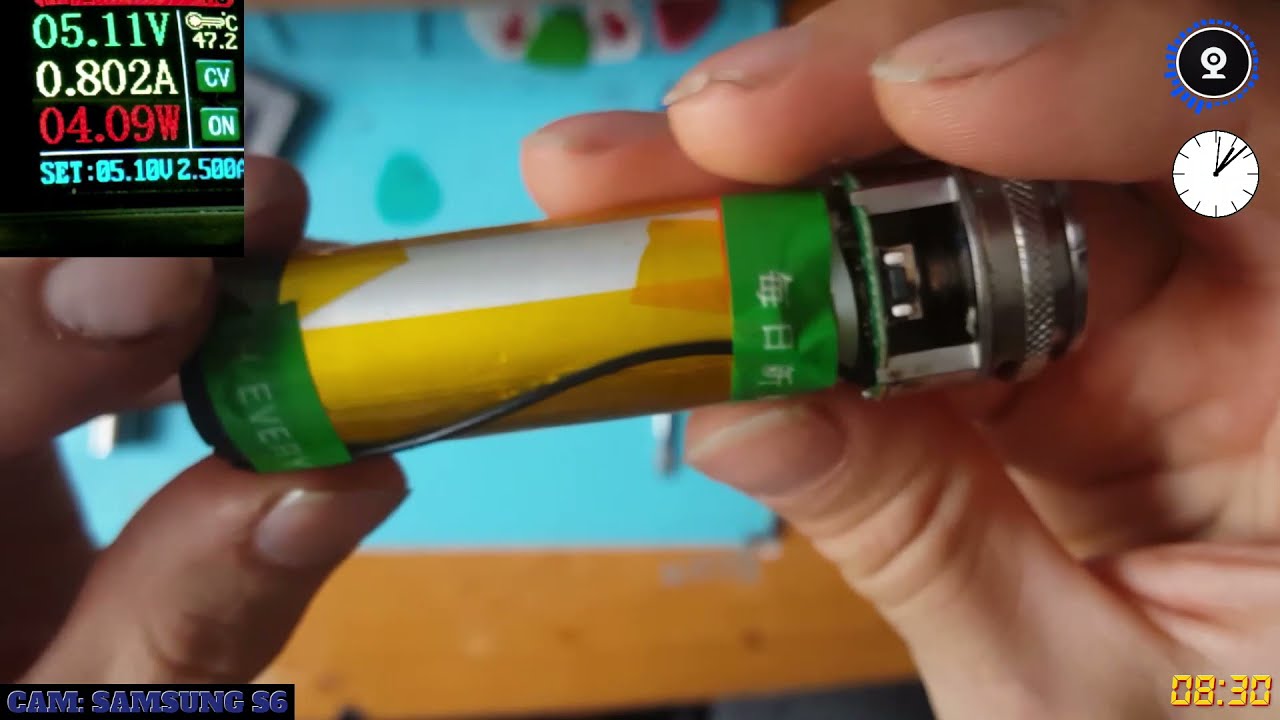 rozebrana jednorazówka e-papieros bateria, demontaż vape niebezpieczny, narzędzia do otwierania e-papierosa - SMOK - Vape Pen Plus Dissasembly Teardown Rozbiórka:) #smok #vapepenplus