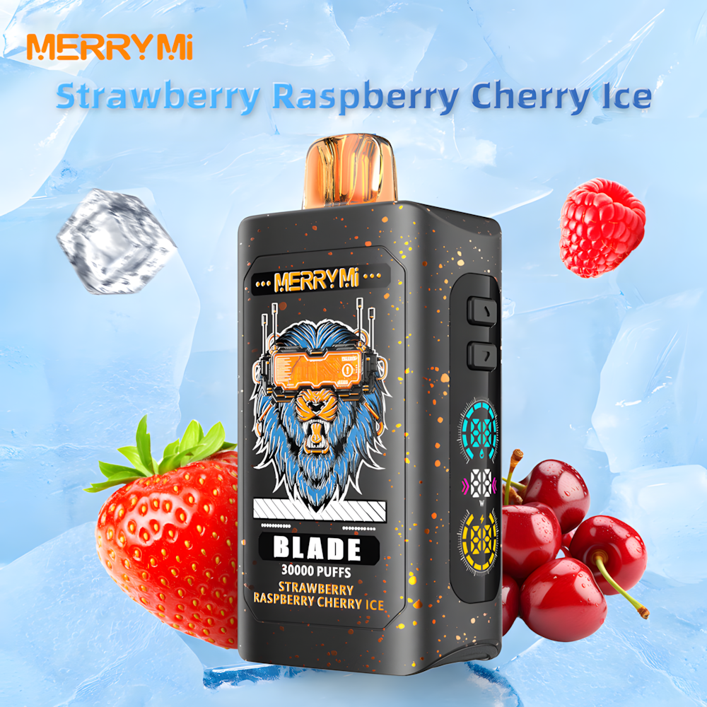 MerryMi Blade 30000 Strawberry Raspberry Cherry Ice
